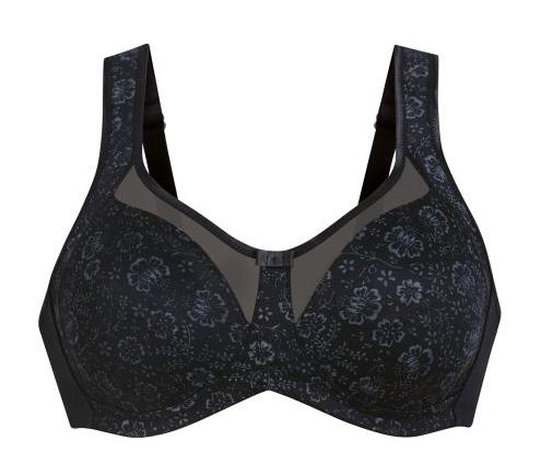 Komfort BH gemoldet black anthracite 