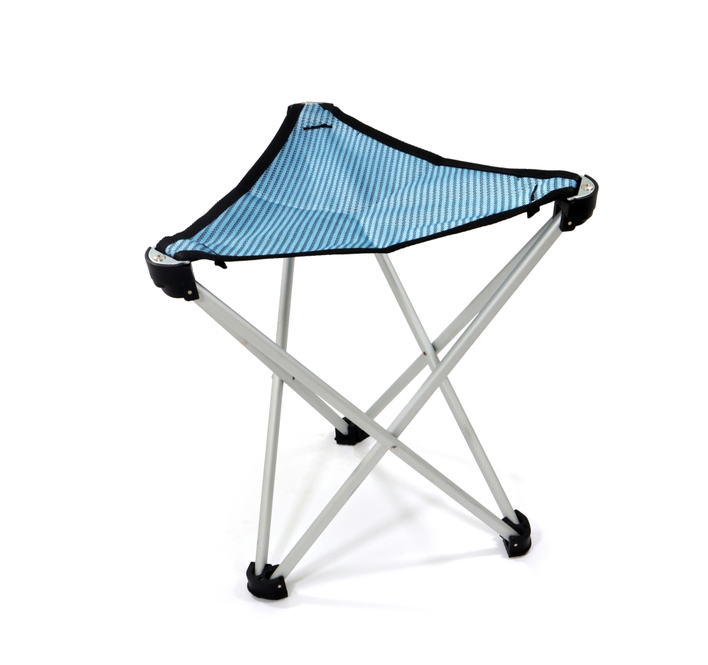 BasicNature Travelcair Dreihocker Light petrol 