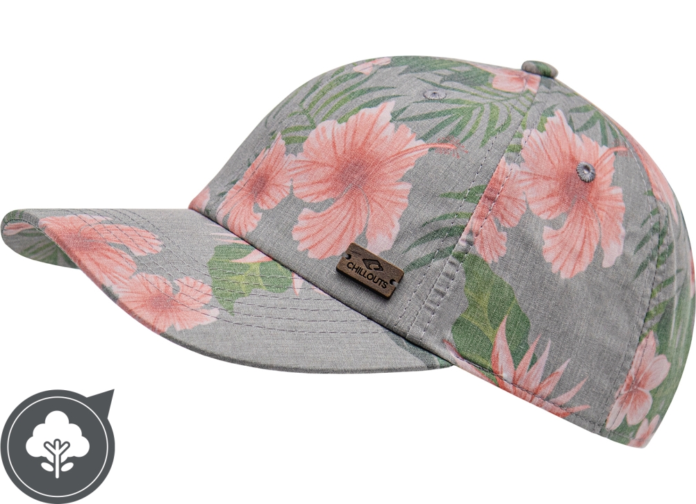 Waimea hat grey/salmon 