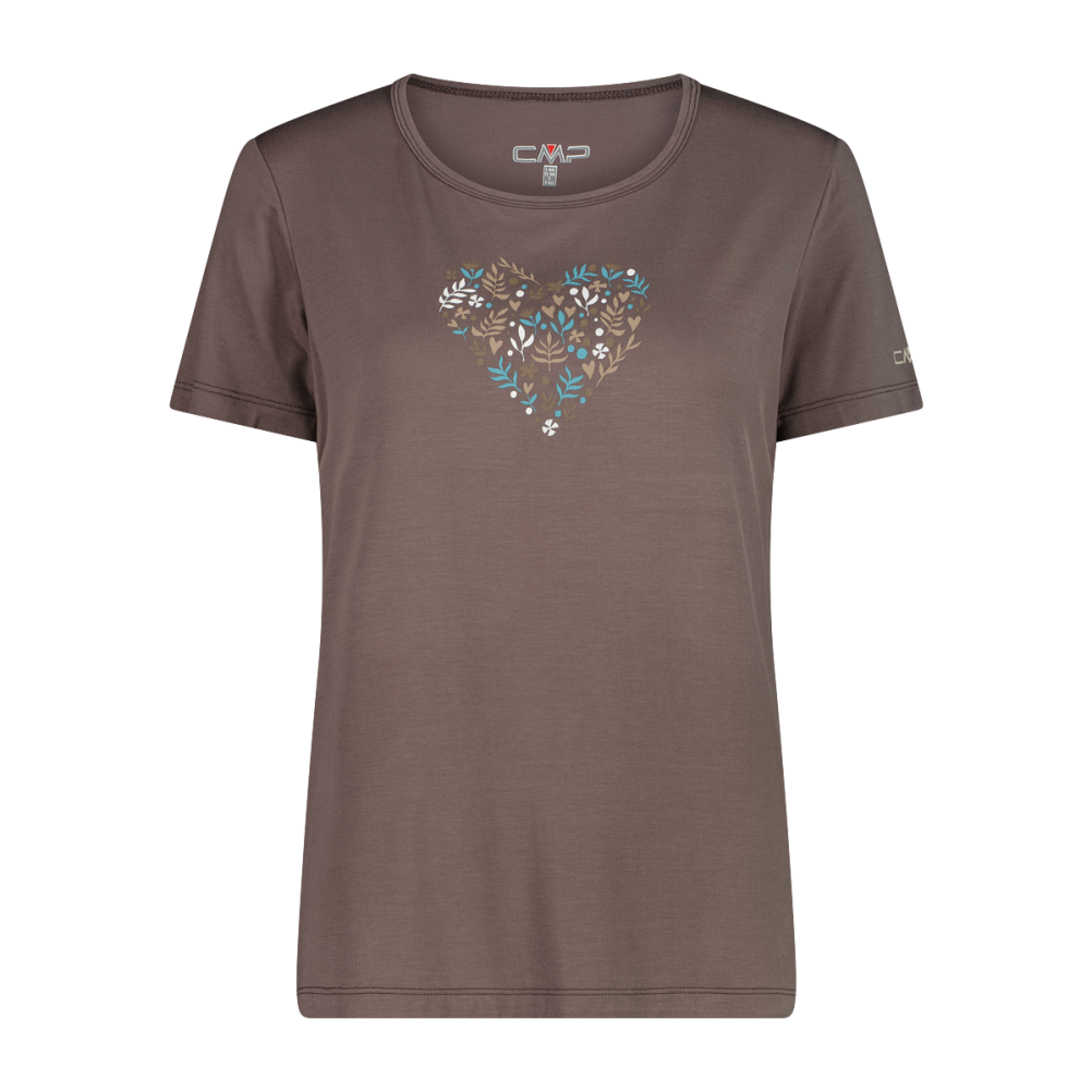 Damen Bamboo T-Shirt toffee 
