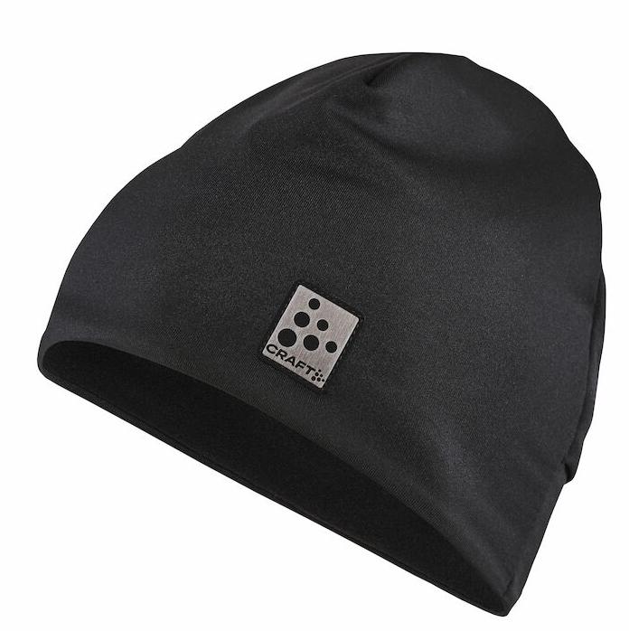 Microfleece Ponytail Hat  black 