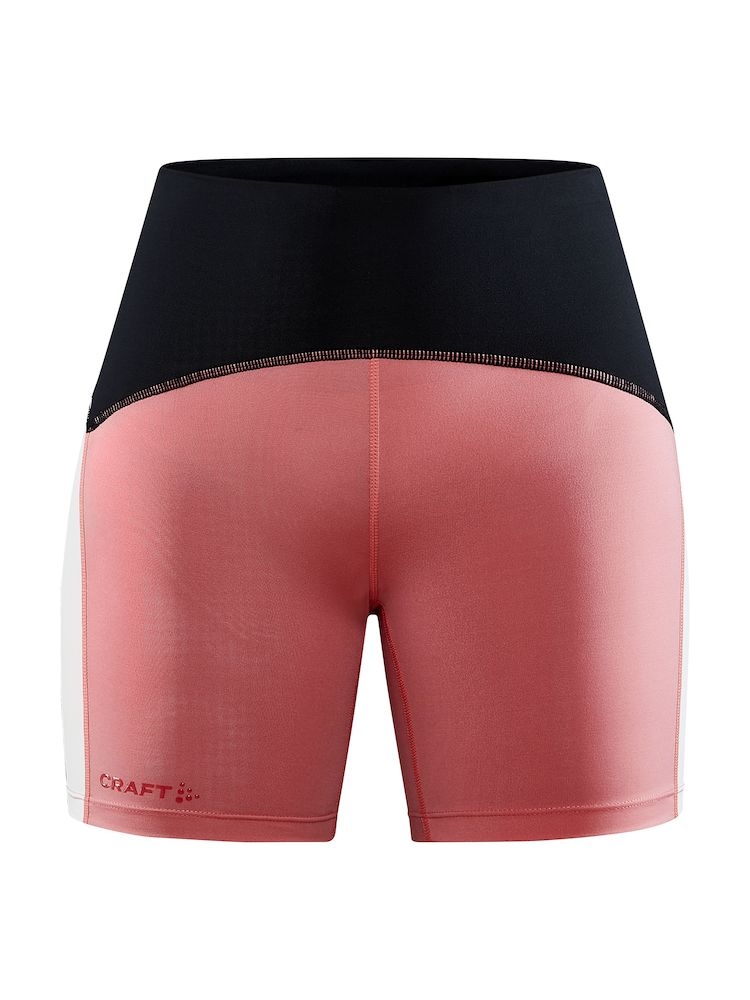 Pro Hypervent Short Tights W coral/black 
