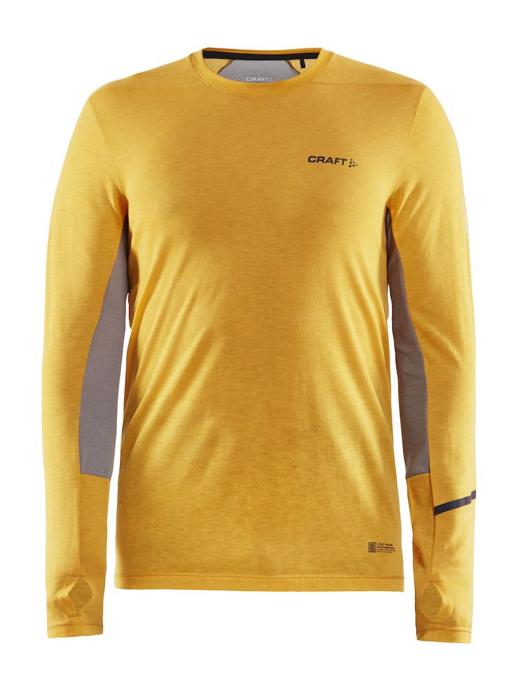 Subz LS Wool Tee M sencha-melan 