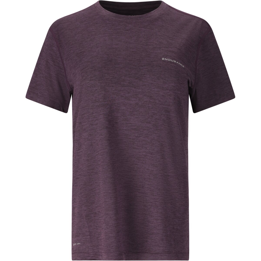 Alvaly W Melange S/S Tee night shade 