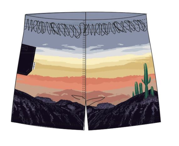 Beachshort Herrem multicolor 