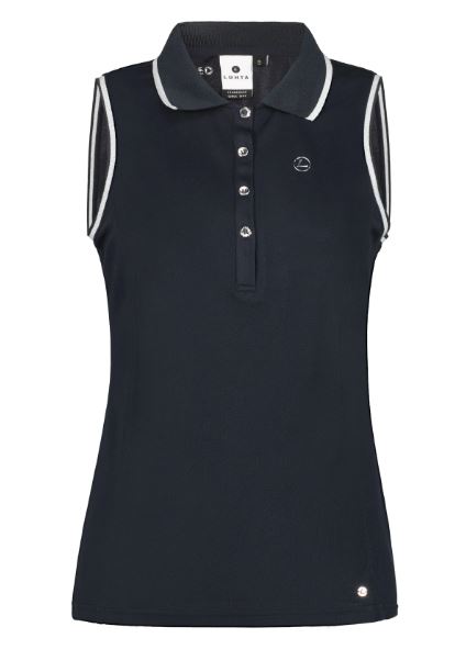 Kivisaari Damen sleeveless Polo marine 