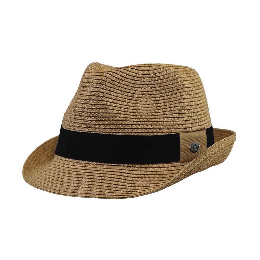 Blues Tribly Straw Hat d. beige total black 