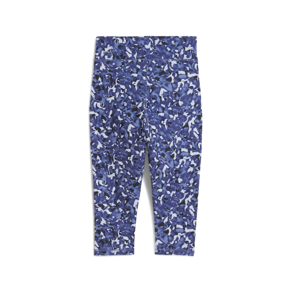 Tad Ess AOP High Waist 3/4 Tight  blue crystal 