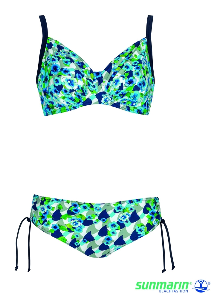 Sunmarin Bikini nachtblau türkis 