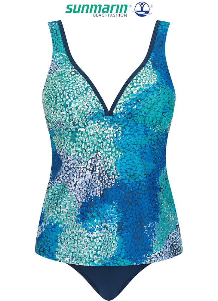 Tankini blau-grün-türkis 