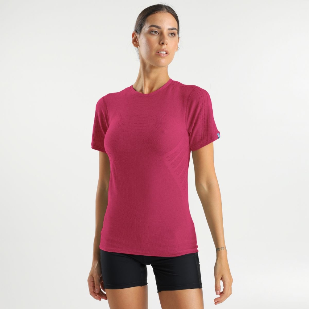 Woman Sparkcross T-Shirt pink Yarrow 