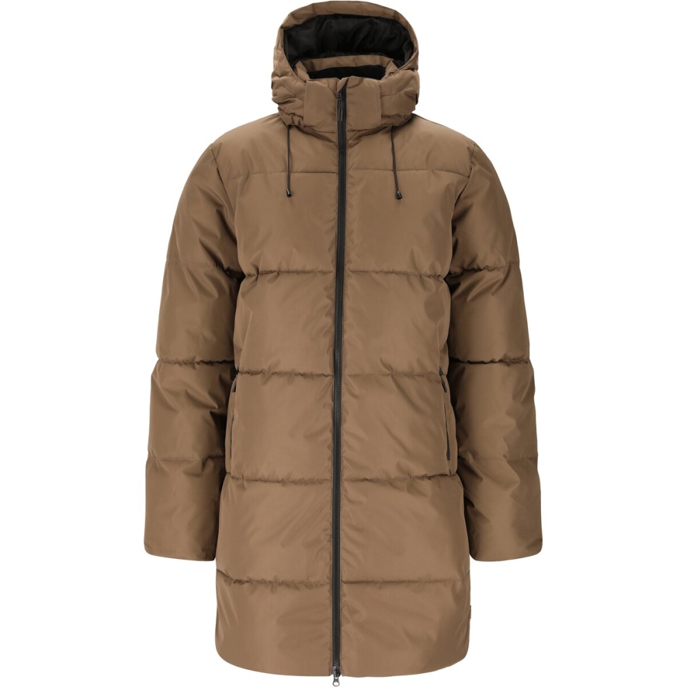 Pearson Long Puffer Jacket Chocolate 