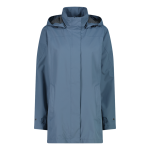 Damen Jacke lang grau/blau 