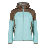Damen Softshell light Jacket mint braun 