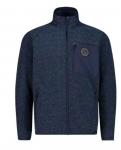Herren Fleece Jacke blue stone Melange 