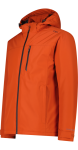 Man Jacket Zipp Hood brick 