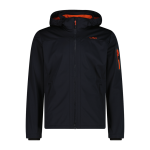 SoftshellJacket light black/orange 