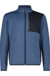 Stretch Fleece Jacke herren blue avio 