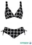 Sunmarin Bikini schwarz weiß 