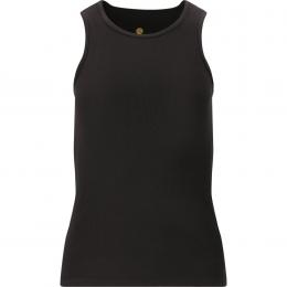 Tinashe W Halterneck Rib Top  black 