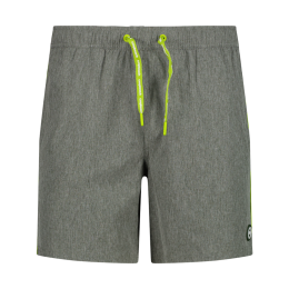 Badeshort green melange 