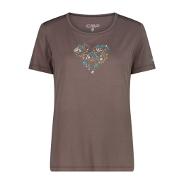 Damen Bamboo T-Shirt toffee 