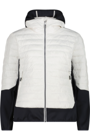 Primaloft Damen Hybrid Jacke weiss/ schwarz 