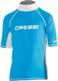 Rash Guard Schwimm Shirt blau 