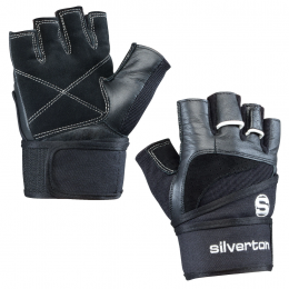 Power Kraftsport Hanschuhe schwarz 