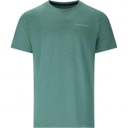 Abdon M Melange S/S Shirt silver pine 
