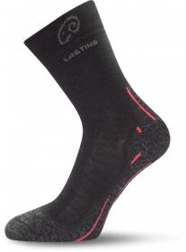 WHI 900 Trekkingsocke Schwarz-rot 