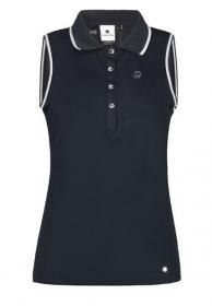 Kivisaari Damen sleeveless Polo marine 