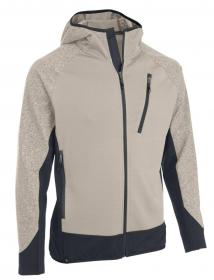 Gletscherprinz Stretchjacke m. Kapuze beige 