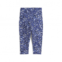 Tad Ess AOP High Waist 3/4 Tight  blue crystal 
