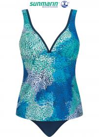 Tankini blau-grün-türkis 