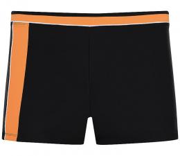 Badehose schwarz/orange 