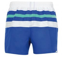 Badeshort blau/weiss/türkis 