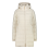 Damen Mantel warm Kapuze weiß 