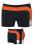 Wave Breaker Badehose schwarz orange 